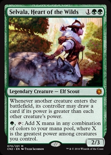 🔥 Selvala, Heart of the Wilds Conspiracy- Take the Crown